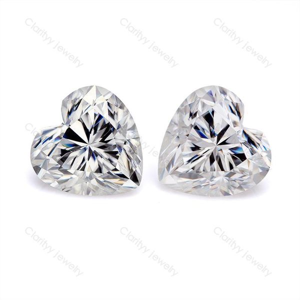 

other 1ct 6.5*6.5mm gh white brilliant cut heart moissanite loose gems lover ring