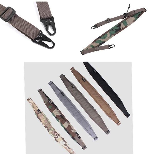 

outdoor tactics slingster ii dual point rifle sling back support, Black;blue