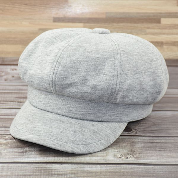 

small head woman hat cap fashion cotton octagonal cap lady big size newsboy 54cm 56cm 57.5cm 59cm, Blue;gray