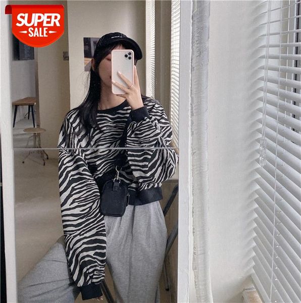 

fashion temperament high waist short sweater women's round neck hoodless dappled trendy cool trend #pe43, Black;gray