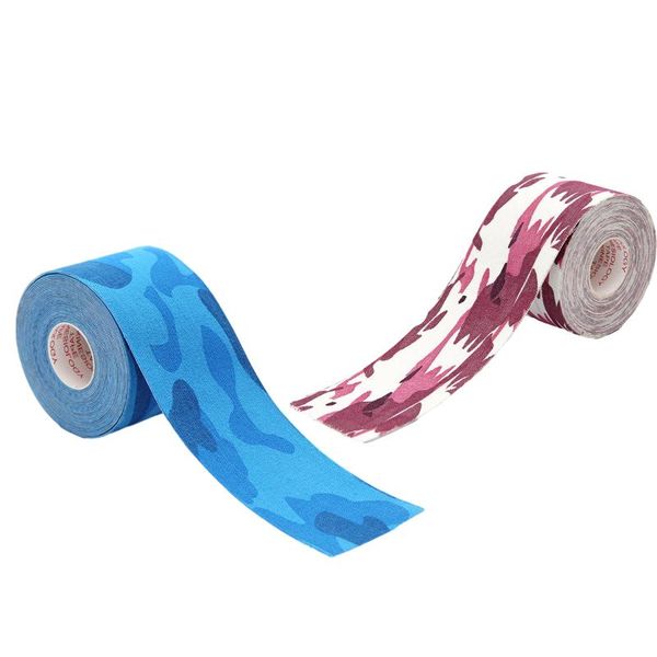 

elbow & knee pads 5x5m kinesiology tape sports cotton elastic adhesive muscle bandage roll pain care tapes, Black;gray