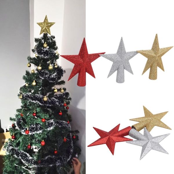 

christmas decorations tree stars accessories 3 colors