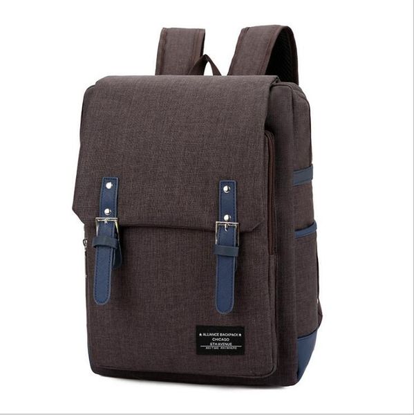 

backpack 2021 women men solid versatile school shoulder