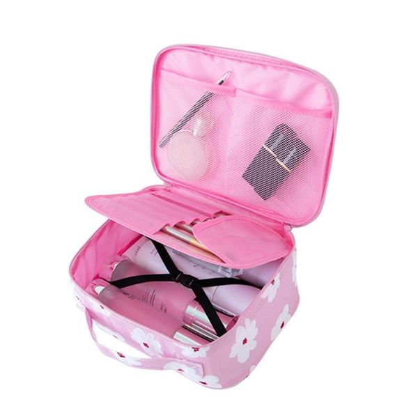 

fashion makeup mag for women travel wash storage cosmetic bags waterproof portable multifunction toiletry ladies package m5 & cases
