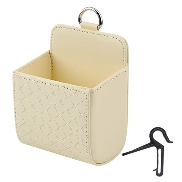 

car organizer mobile phone space saving with clip solid sunglasses keys fashion universal rectangle air vent storage bag durable