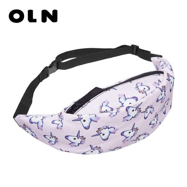 

waist bags 3d colorful pack for men fanny style bum bag women money belt travelling mobile phone