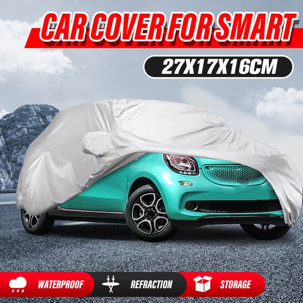 Copriauto Parasole Universale per smart fortwo SUV Copertura esterna Porta Corpo Impermeabile Anti-UV Accessori auto antineve