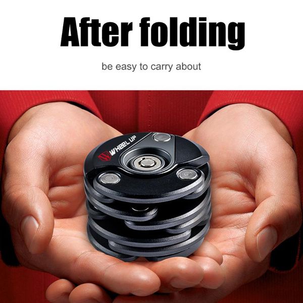 

bike locks anti-theft folding chain lock padlock portable waterproof cycling security mtb bicycle hamburg elements for wheel up