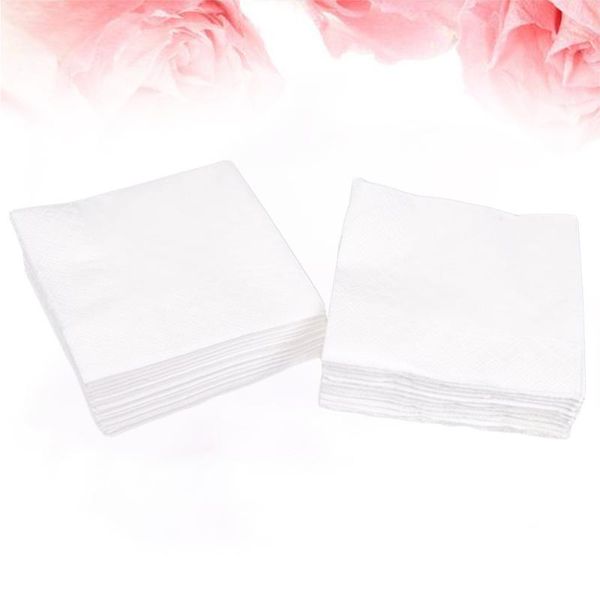 

table napkin 300 sheets white dinner napkins square tissue 2-ply paper towel party supplies for el restaurant