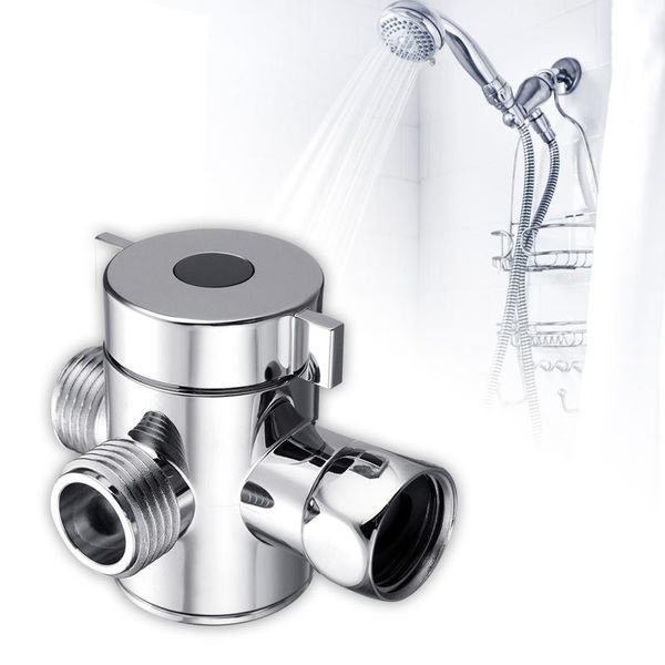 

multifunction 3 way shower head diverter valve g1/2 three function switch adapter connector t-adapter for toilet bidet kitchen faucets