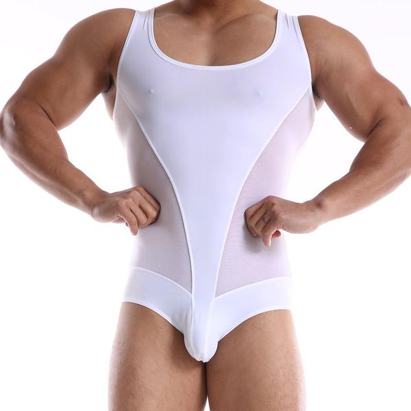

men's body shapers bodysuit corset high elasticity one-piece clothing slim corrective sculpting pulling underwear jumpsuits, Black;brown