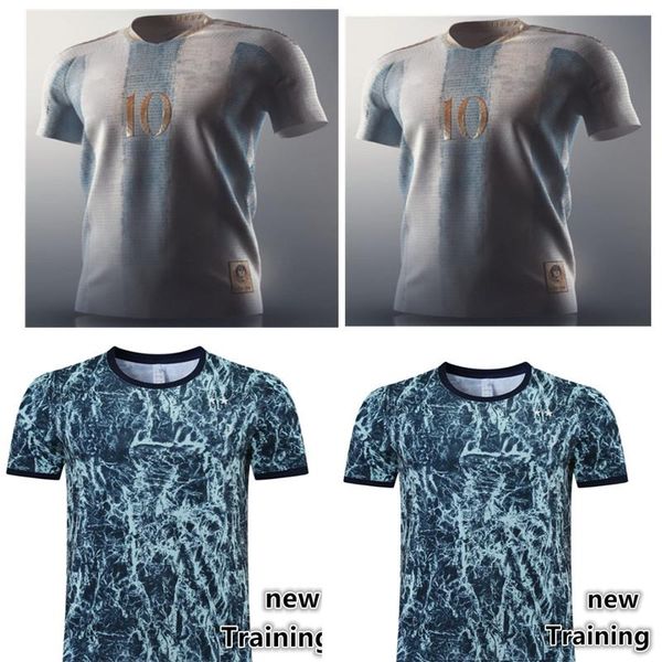 

men's t-shirts messi 20 21 22 shirt kun aguero dybala . martinez maradona di maria ocampos otamendi 2022 argentinaes, White;black