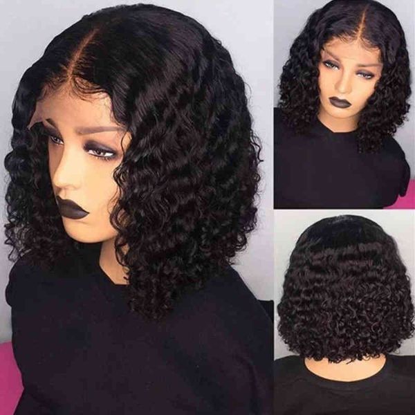 

small curly hair high temperature silk synthetic rose mesh head set chemical fiber wig black, Black;brown