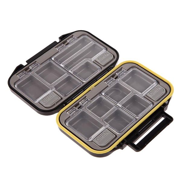 

waterproof eco-friendly fishing lure bait tackle storage box case with 12 compartments outdoor accessories