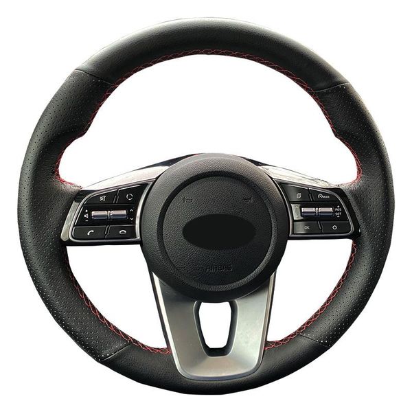 

steering wheel covers hand sewing car cover for kia forte s 2021 optima customized diy wrap microfiber leather