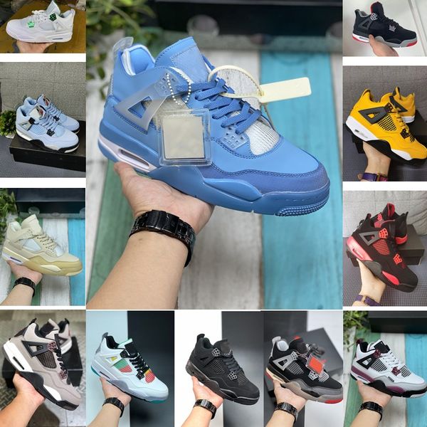 

dunks jumpman womens mens 4 4s basketball shoes man shoe women university blue varsity royal retro cement union sail metallic pack fire ice