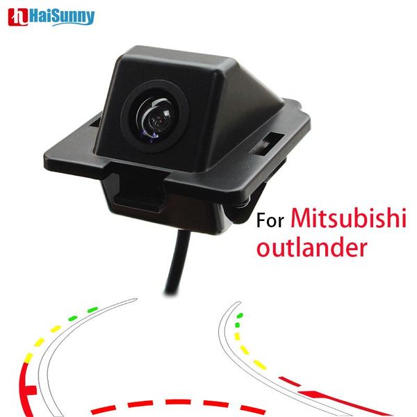 

car rear view cameras& parking sensors reverse backup camera dynamic guiding line for mitsubishi outlander 2007-2021