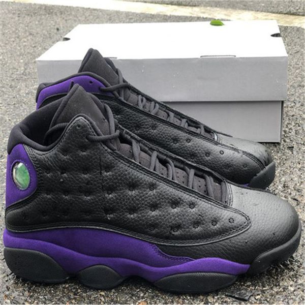

2021 released 13 court purple basketball shoes jumpman 13s xiii black outdoor sports sneakers ship with shoebox size us7-13