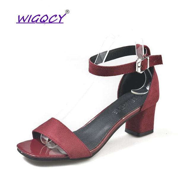 

solid color sandals 2021 summer temperament girl high heel women's open toe roman shoes women, Black