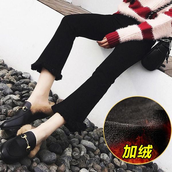 

maternity bottoms pregnant women pants fashion tassel trousers clothes, White