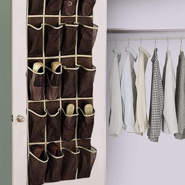 

storage boxes & bins 24 pockets over the door behind shoe organizer rack hanging organizers space saver hanger