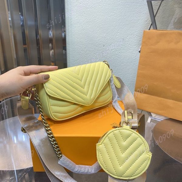 

6 colors houlder bags women's three piece luxury diagonal straddle shoulders fashion bag small and light portable can be practical conv
