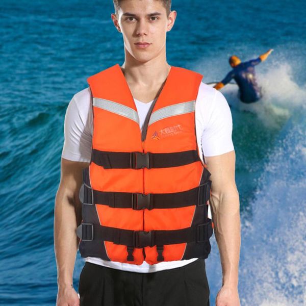 

life vest & buoy adults jacket aid kayak ski buoyancy fishing boat watersport swimsuit car motorboat swimming vest#35