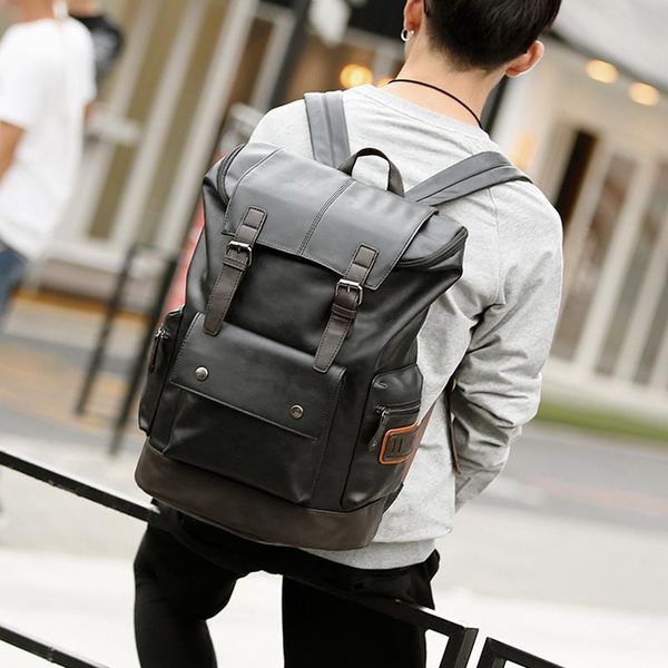 

backpack portable laphigh capacity softback outdoor waterproof travel korean mochila hombre bags for men db60bb