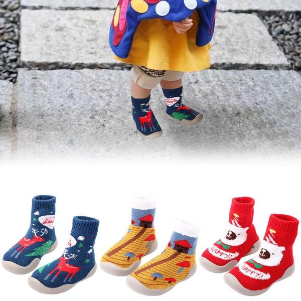 

first walkers baby toddler shoes soft bottom autumn winter thickened indoor christmas zapatos boy