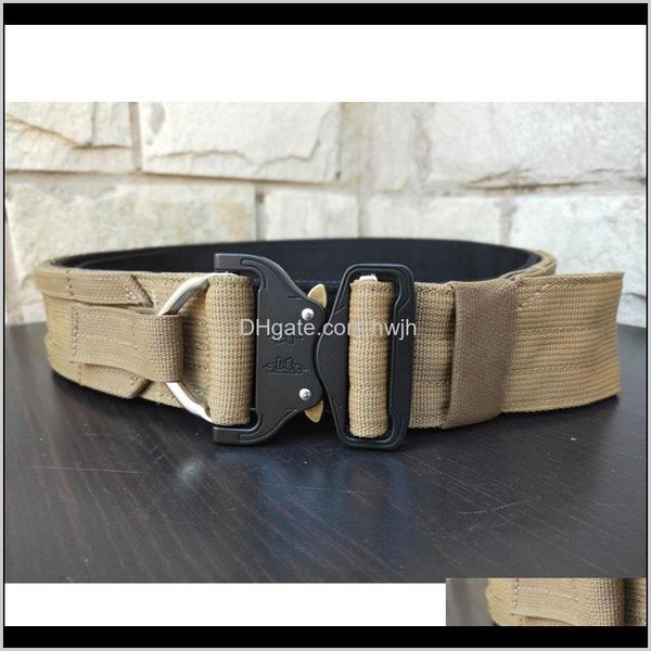 Cintura Apoio Tático Multicam Molle Battle Cinto Exército Tiro Combate Engrenagem Ao Ar Livre Hunting Fighter 5cm Wide 6VDLP 6LW1J