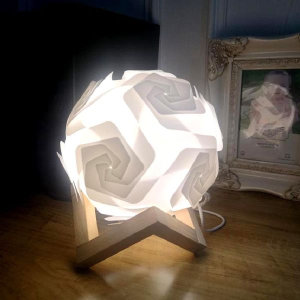 

novelty items nordic ins wind led bedside moon spherical small table lamp creative usb children's bedroom cross-border simple decorativ