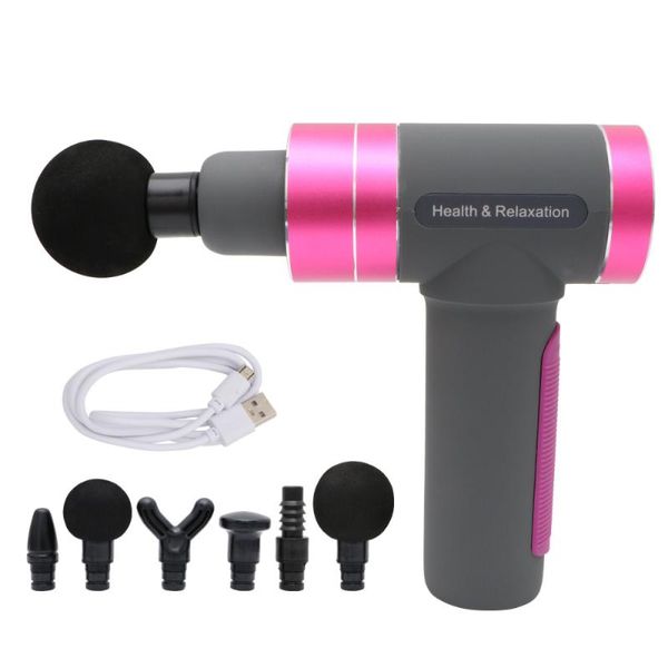 

fitness balls 1pc electric fascia massager usb charging muscle relaxation vibration equipment (purple)