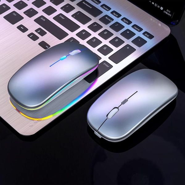 

2.4g wireless bluetooth led mice usb ergonomic gaming mouse for lapcomputer