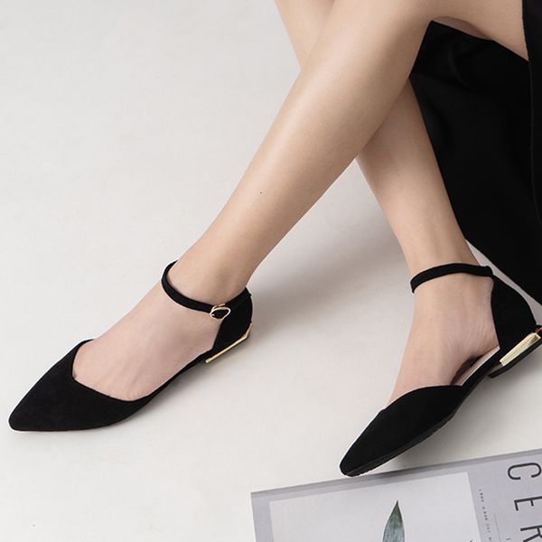

dress shoes spring&summer pointed sandals hollowed out pumps black color work single girls women ci5e