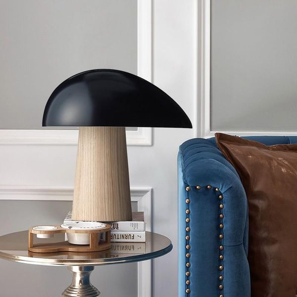 

table lamps wood grain nordic modern el study bedroom art