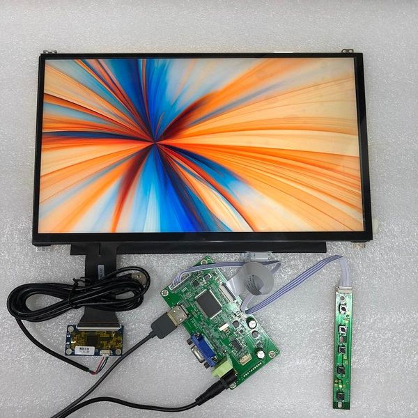 

monitors 13.3 inch display capacitive touch module kit 1920x1080 ips 10 point lcd car raspberry pi3