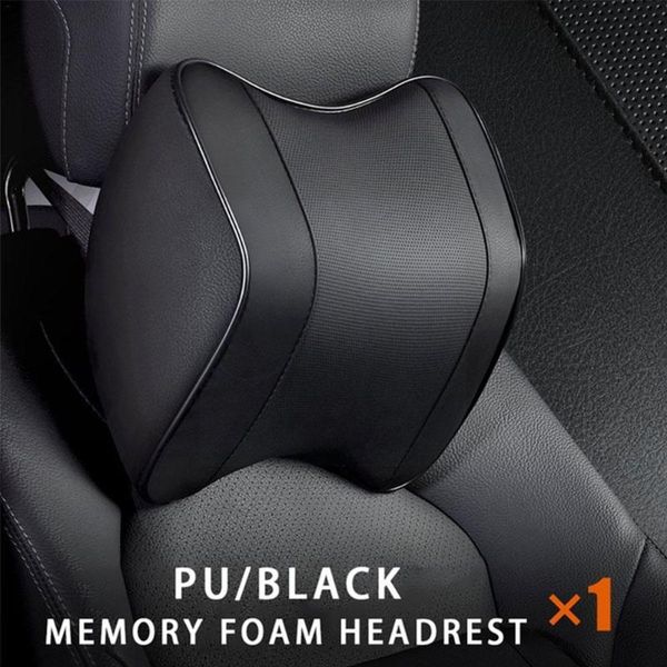 

seat cushions headrest pillow car neck rest head support cushion lumbar memory guard universal rebound slow foam breathabl t2q7