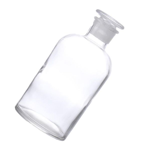 

storage bottles & jars 1pc narrow mouth glass reagent bottle liquid narrow-mouthed