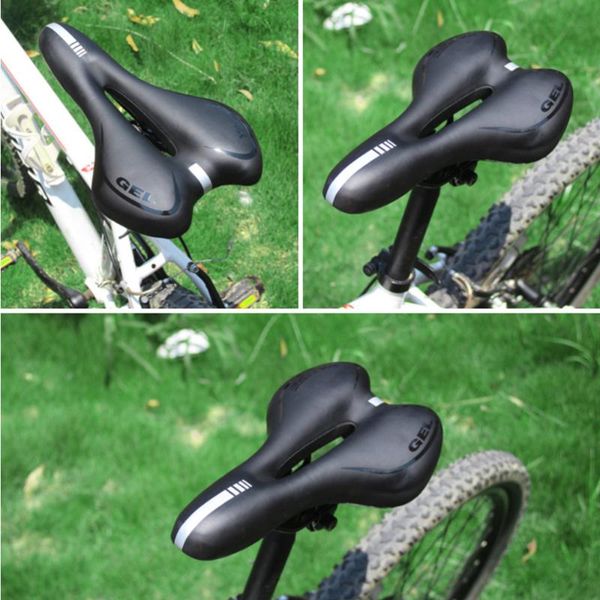 

bike saddles 1pc special saddle thickening silica seat pad elastic cycling chair reflective for use (