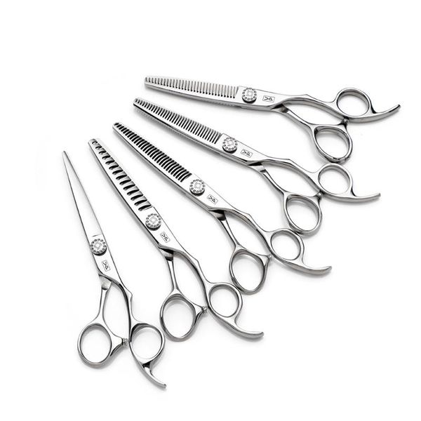 

hair scissors professional hairdressing japan 440c barber cutting tools thinning shears for hairdressers 5.5,6.0 inch