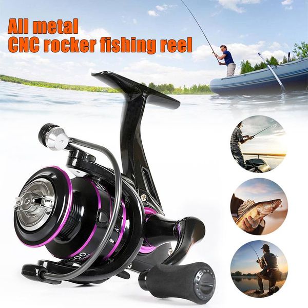 

all-metal fishing reel spin with cnc rocker sea far throw reels &t8 baitcasting