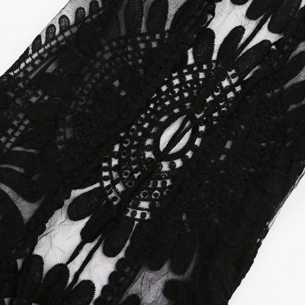 

jackets beach cover up floral embroidery bikini swimwear women robe cardigan bathingsuit, Blue;gray