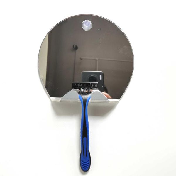 

mirrors hook-mounted shaving mirror, shower vanity fog-bathroom gadget storage