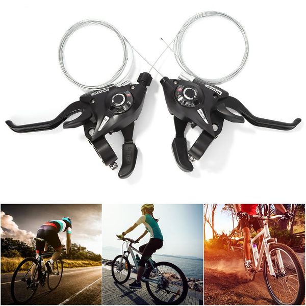 

bike derailleurs shift lever shifter derailleur cycling parts 3x7/8-speed right left bicycle for outdoor cycle biking entertainment