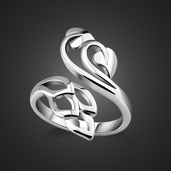 

wedding rings fashion decoration silver heart-shaped ring.silver process ring adjustment.a woman little thumb rings.foil jewelry, Slivery;golden