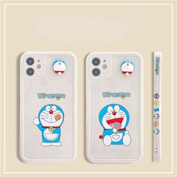 

stereo doll is suitable for apple 12 mobile phone case cartoon side iphone11 / xs max / 8p lens soft shell tide