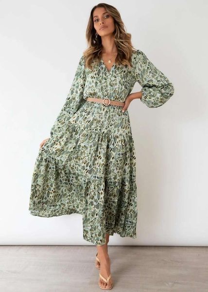

long waistless long sleeve printed, White;black