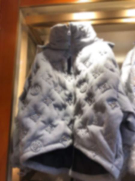 

2021 lastest winter 3d printed men and women down jackets, Black