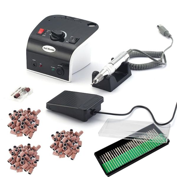 

nail drill & accessories 35000rpm manicure pedicure electric file art equipment machine with bit