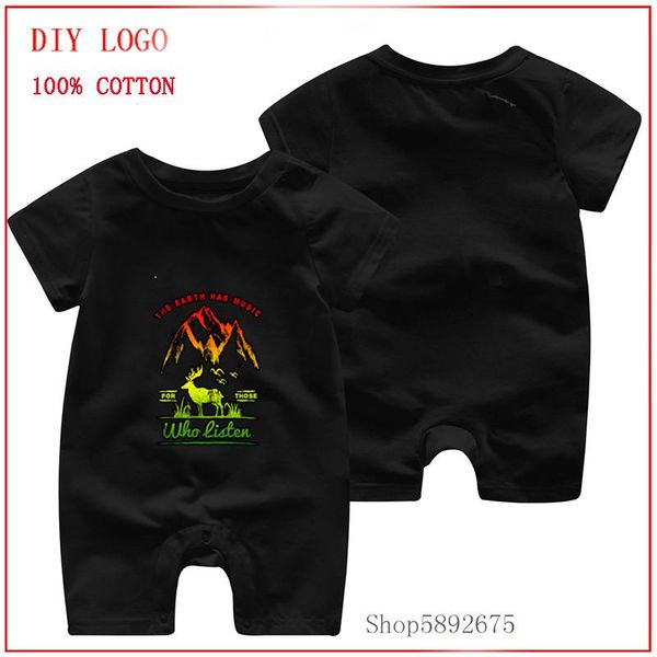 

jumpsuits 100% cotton infant baby boys clothes summer short sleeve rompers born body music for nature pajamas, Blue